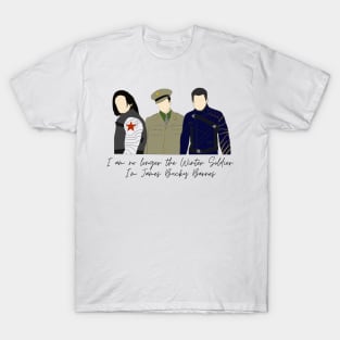 the three bucky quote i'm no longer T-Shirt